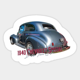 1940 Chevrolet Special Deluxe Town Sedan Sticker